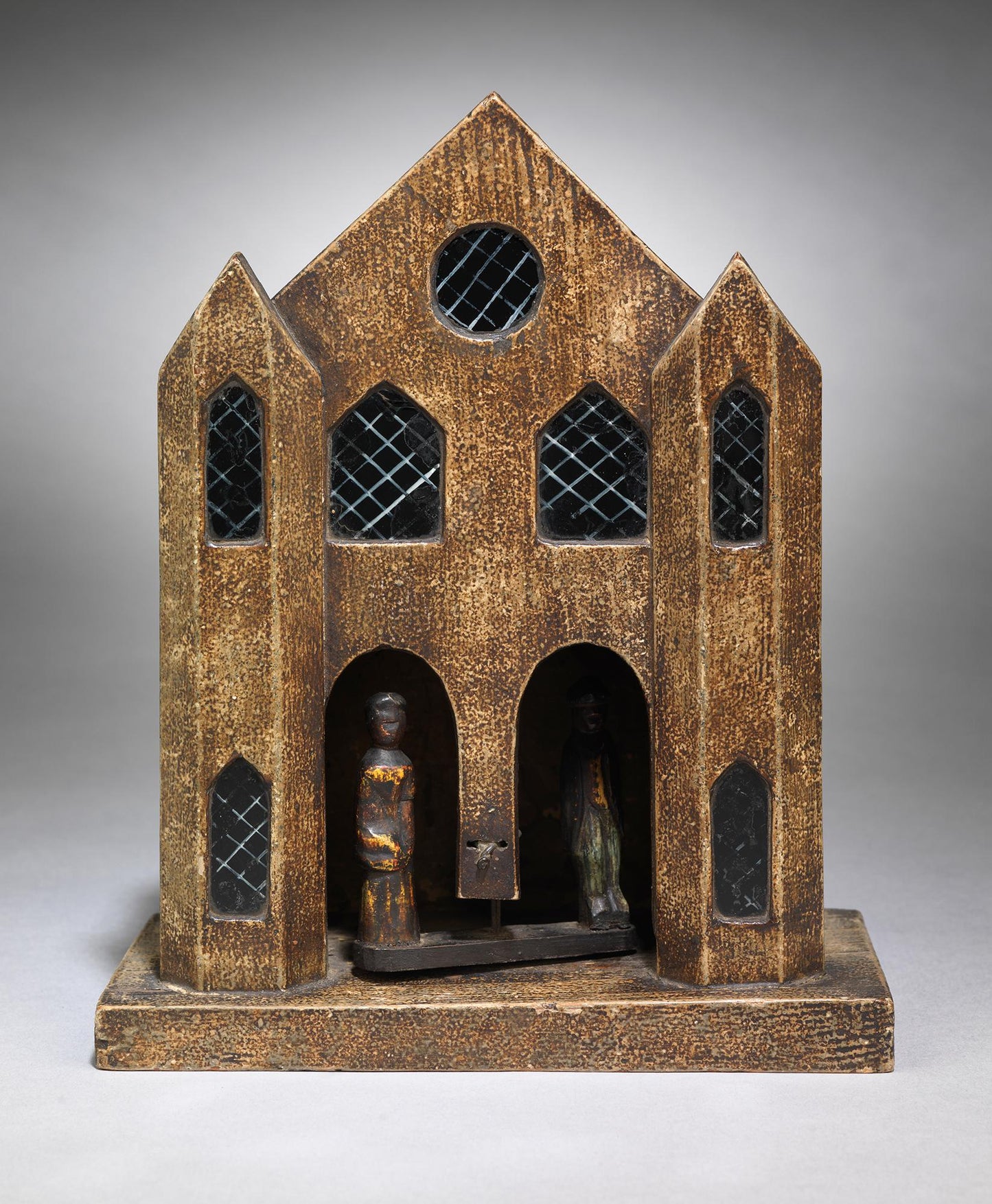 An Unusual Folk Art "Gothick" Weatherhouse