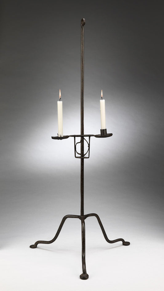 A Rare Vernacular Adjustable Tripod Lighting Device