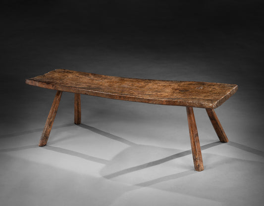 Single Plank Top Vernacular Pig Bench