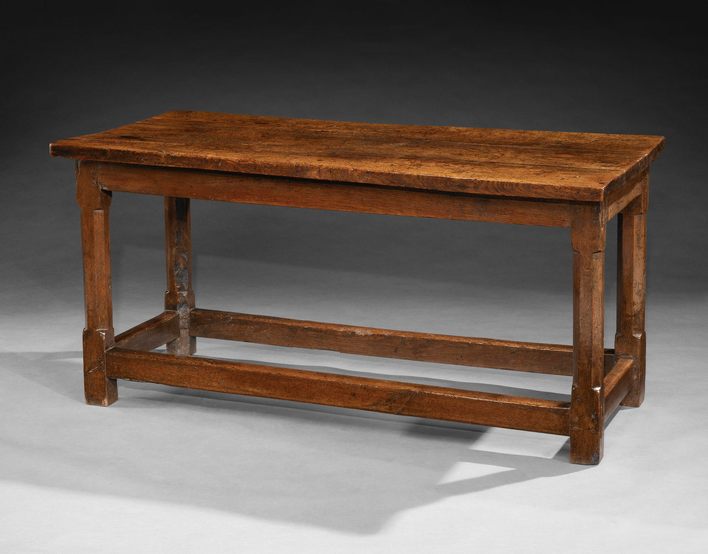 Early Thick Top Refectory Table