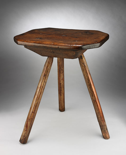 Unusual Primitive Rectangular Topped Cricket Table