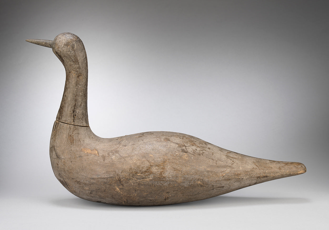 Graceful Pair of Primitive Preening Bird Sculptures