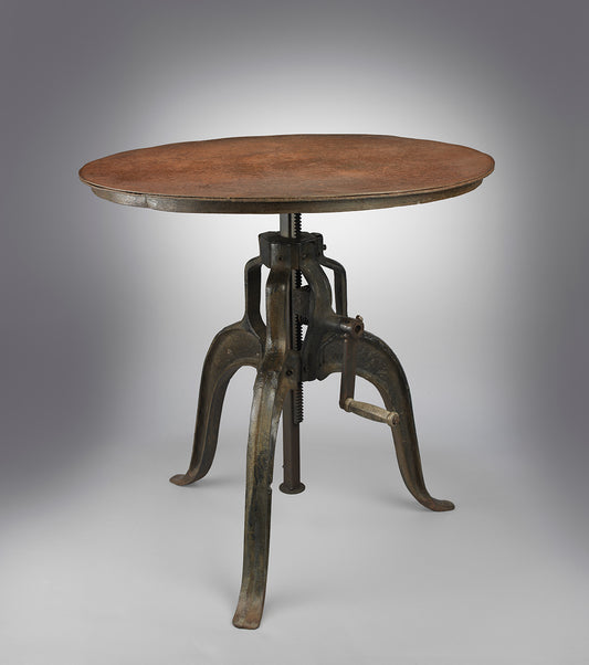 Distinctive Adjustable Industrial Tripod Table