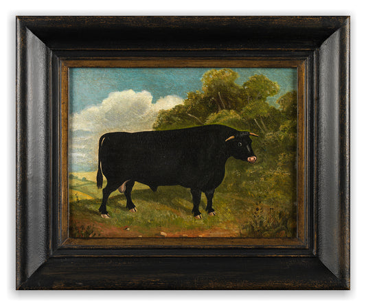 Engaging English Naive School Livestock Portrait