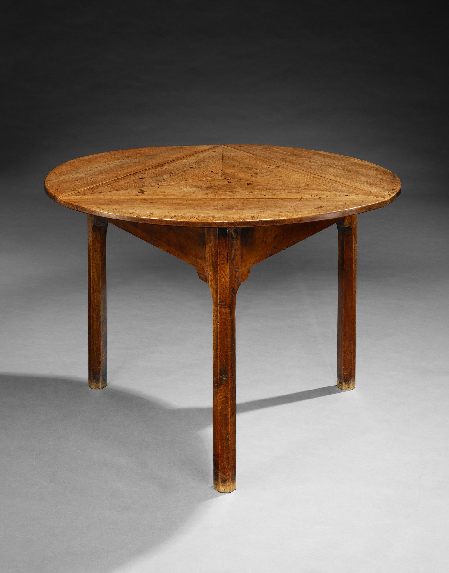 Notable Early Georgian Drop Leaf Cricket TABLE