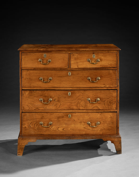 Delightful Provincial Georgian Chest of Five Drawers