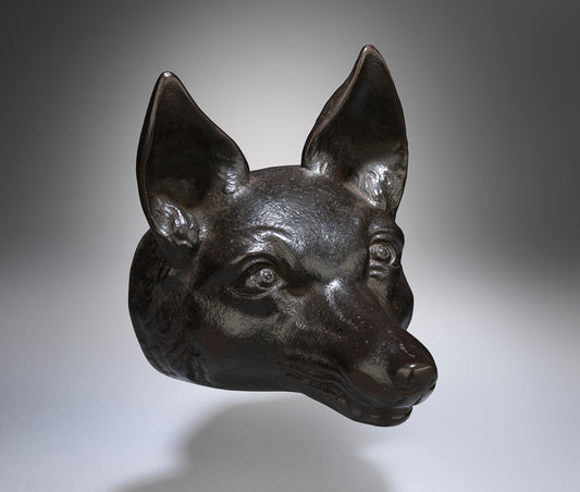 Sculptural Fox Mask Door Stop