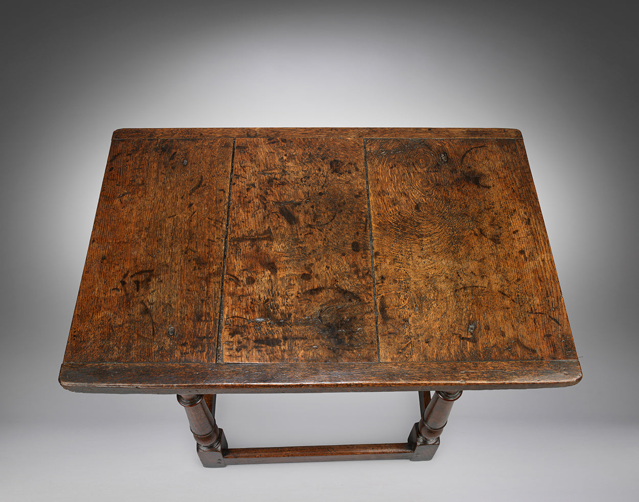 Rare Charles II Thick Top Table