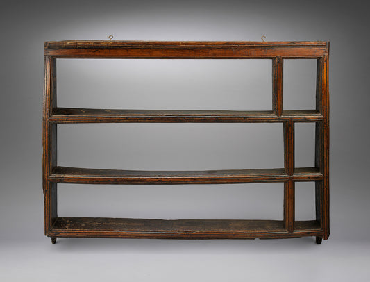 Interesting Primitive Georgian Three Shelf Plate Rack