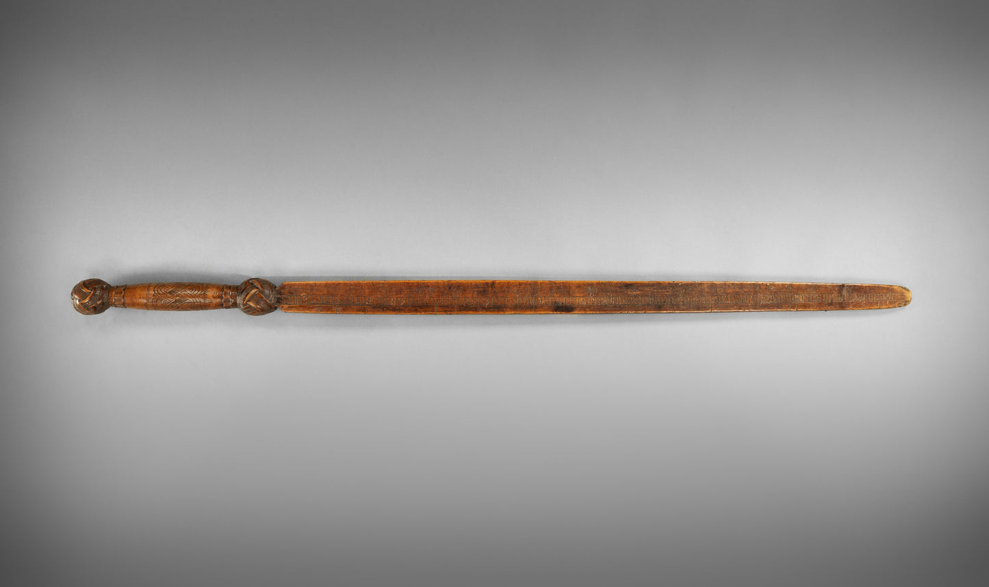 Significant Early Rune Staff or Perpetual Calendar Stick