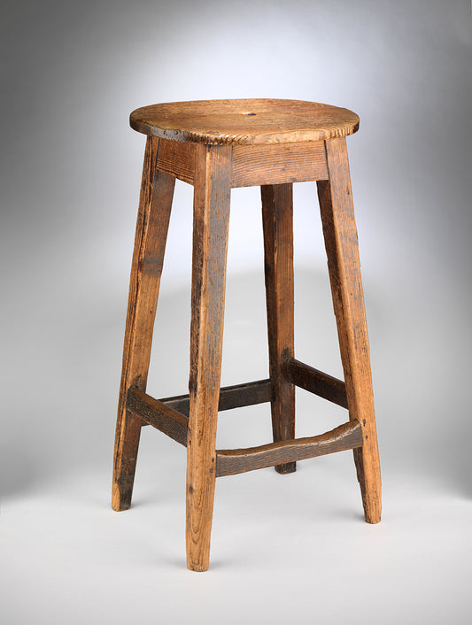 Elegant Vernacular Oval Top Stool