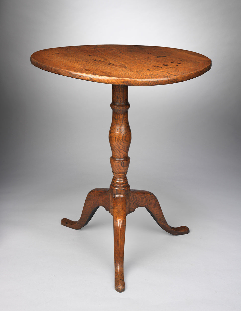 Single Plank Elm Tripod Table Wine Table