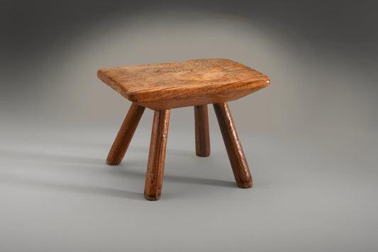 Delightful Small Chamfered Top Stool