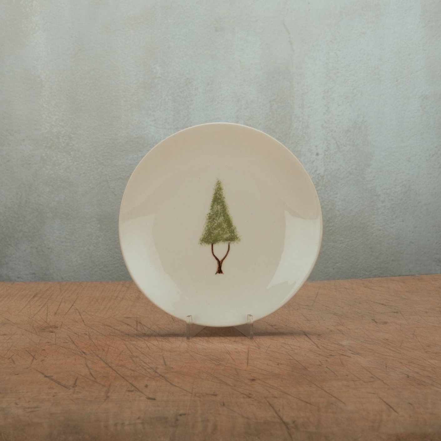 "Evergreen" Tea Plate