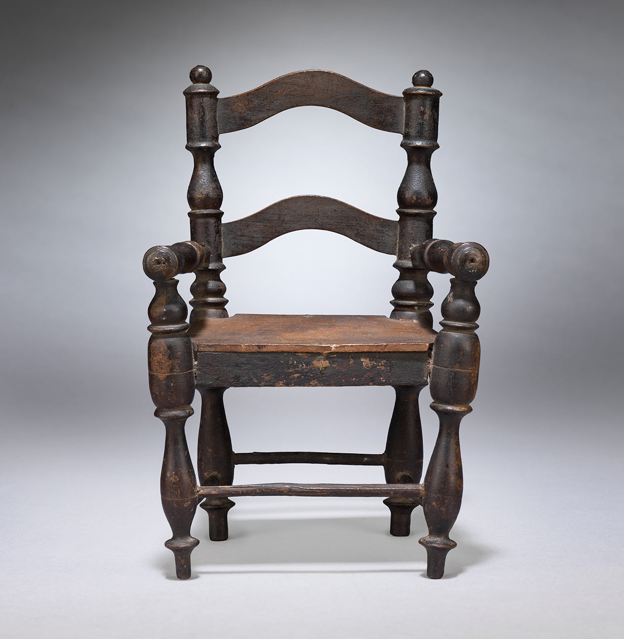 Miniature Vernacular Ladderback Armchair