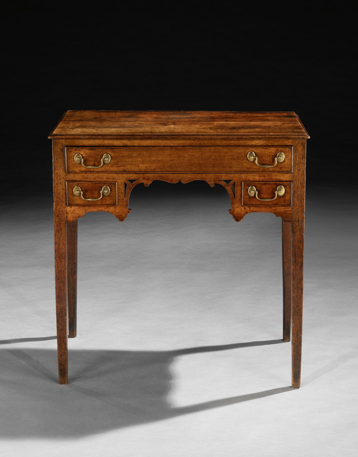 Elegant Georgian Three Drawer Lowboy