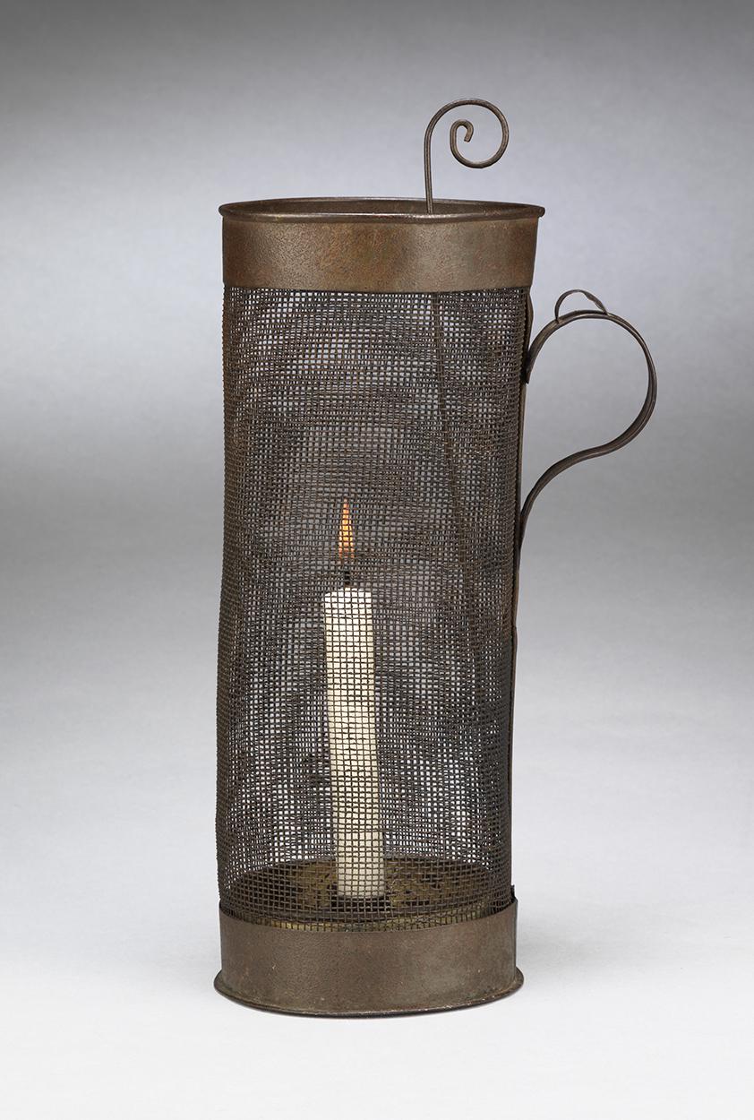 An Unusual Cylindrical Candle Lantern or Stable Light