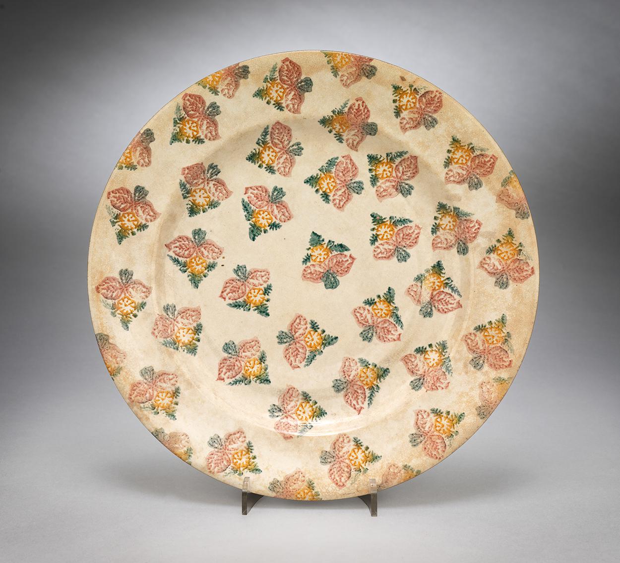 Spongeware Dining Plate