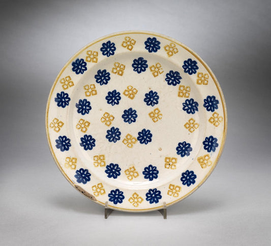 Spongeware Dining Plate