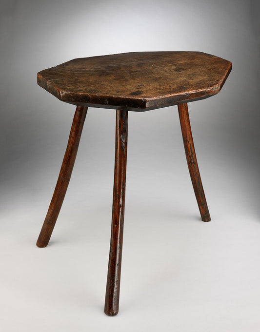 A Delightful and Rare Primitive Vernacular Cricket Table