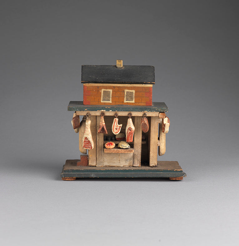 Extraordinary Miniature Butcher's Shop Model