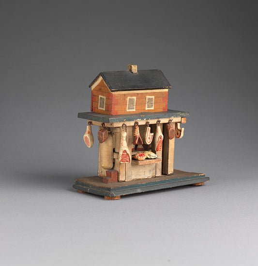 Extraordinary Miniature Butcher's Shop Model