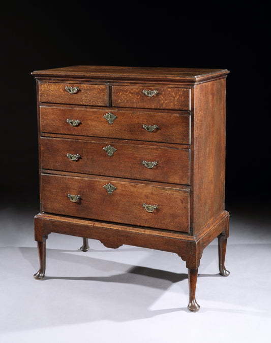 Rare Small George II Period Chest on Stand