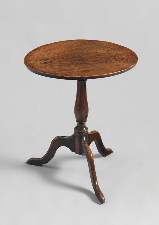 Single Plank Circular Top Georgian Wine Table