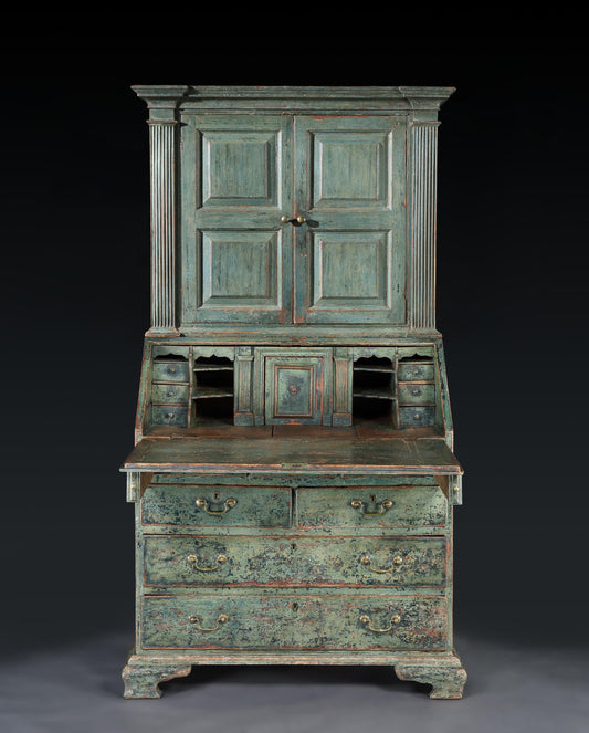 Remarkable Provincial Georgian Architectural Bureau Bookcase