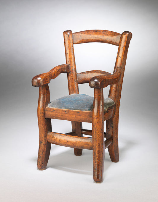 Unusual Miniature Vernacular Open Chair