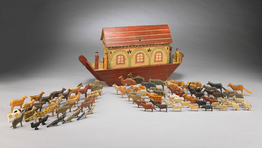 Handsome Full Hulled Model Noah's Ark Toy