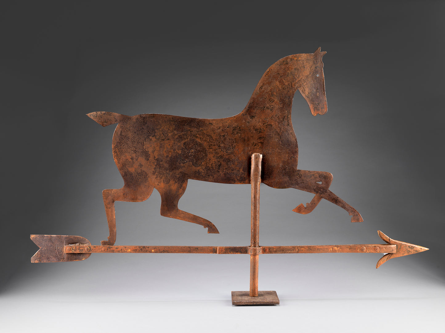 Silhouette Trotting Horse Weathervane