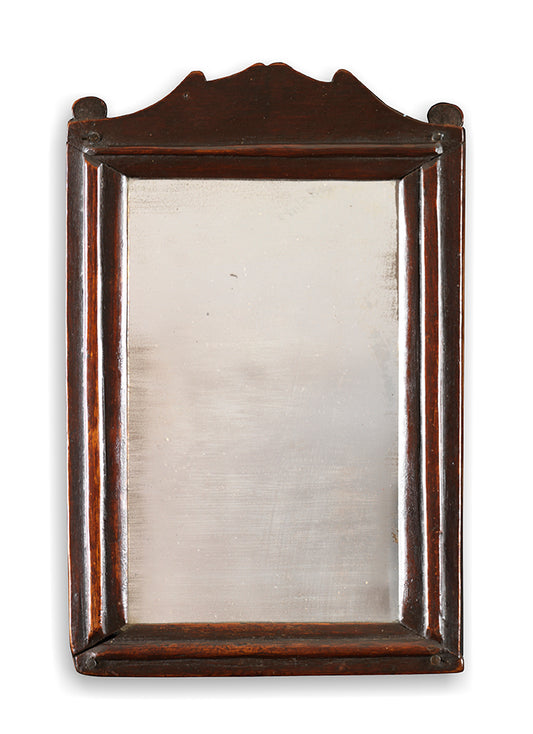 Delightful Primitive Folk Art Courting Mirror