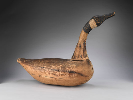 Wonderfully Sculptural Primitive Decoy Goose