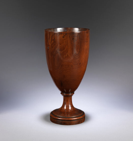 Fine Large Georgian Yew Wood Loving Cup