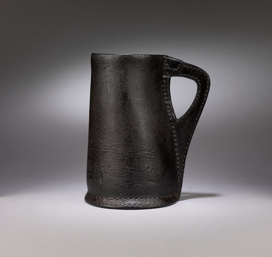 Georgian Leather Tavern Tankard or 'Blackjack'