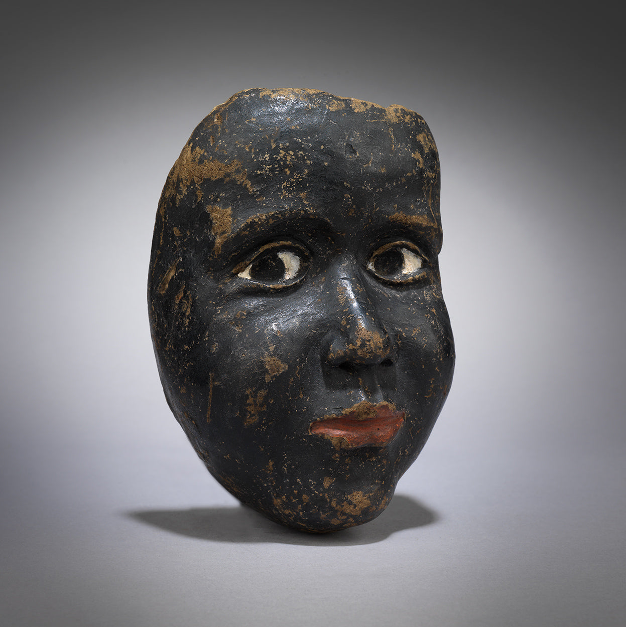 Sculptural Primitive Human Mask