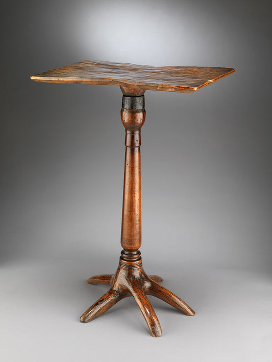 Unique Vernacular Root Based Burrwood Candlestand