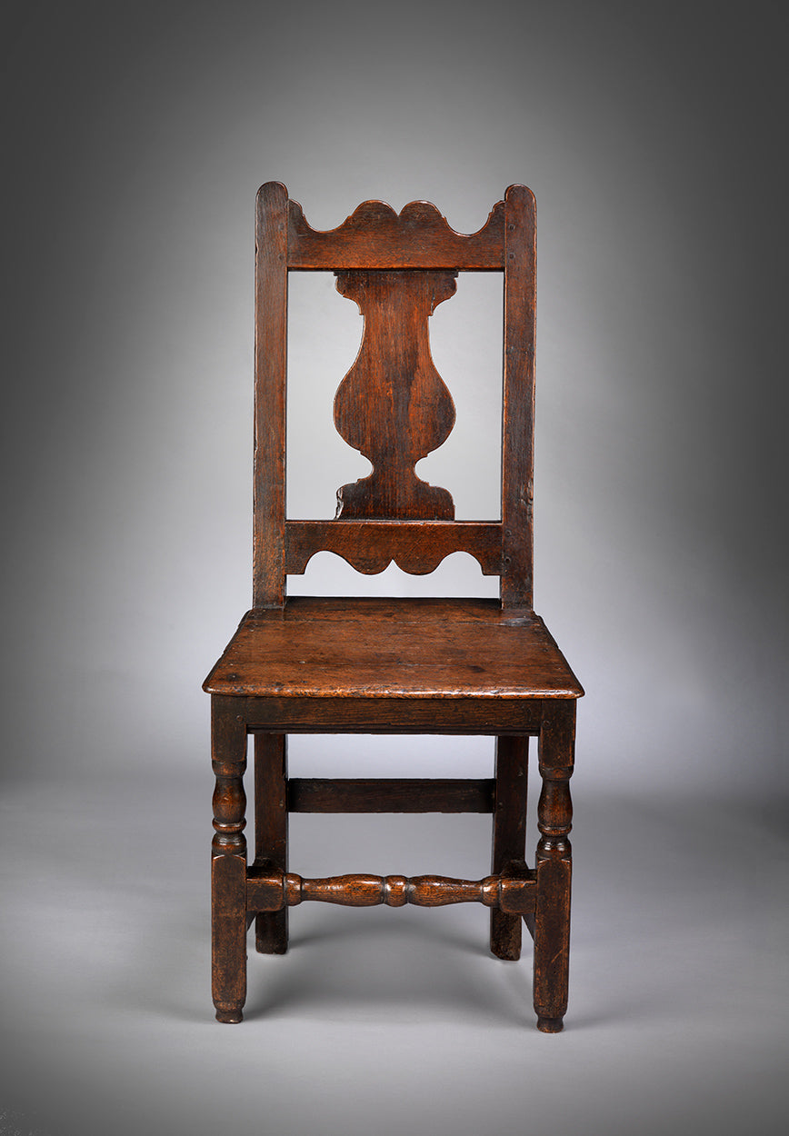 Queen Anne Style Splat Back Side Chair