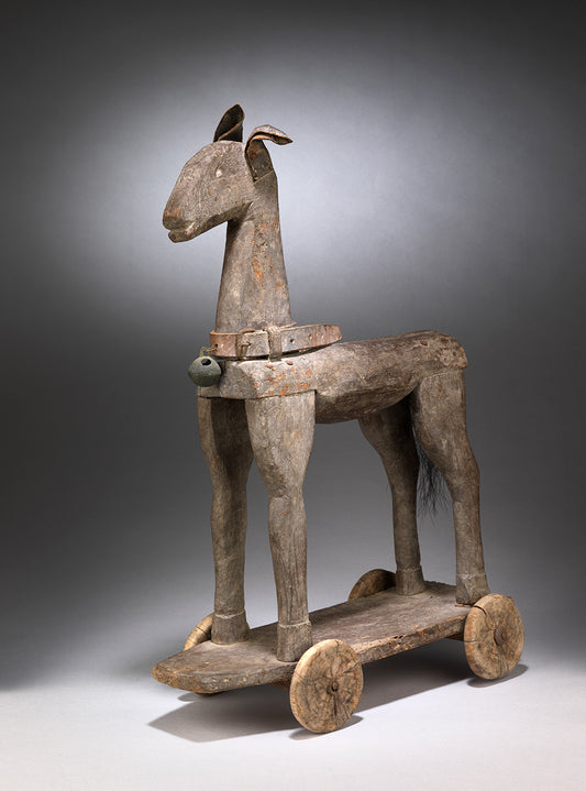 Sculptural Primitive Horse Pull Toy