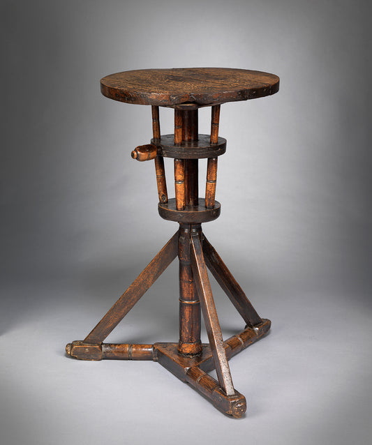 Rare Vernacular Revolving Sculptor's Stand