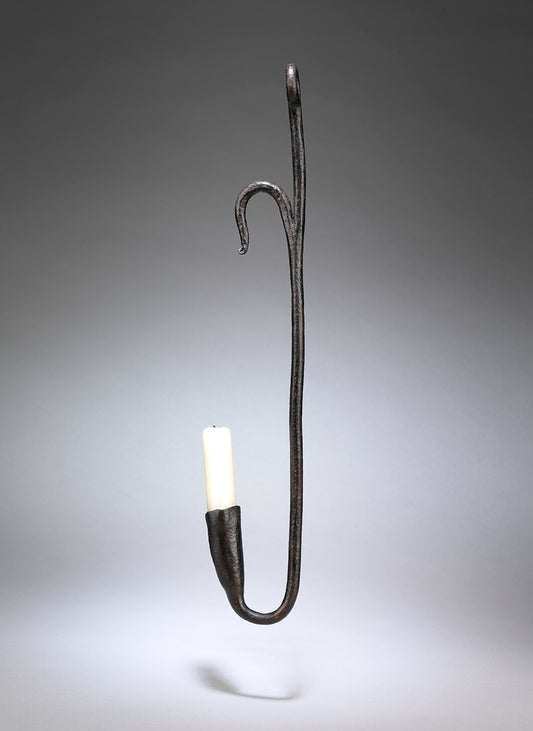 Unusual Early Hanging Single Sconce Candleholder