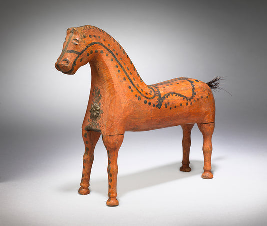 Primitive Folk Art Sculpture of a Standing Horse