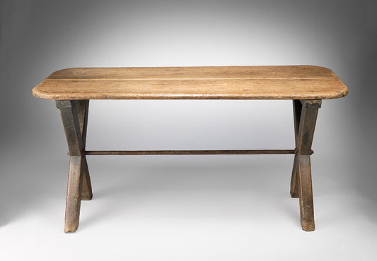 Classic Vernacular X Frame Tavern Table