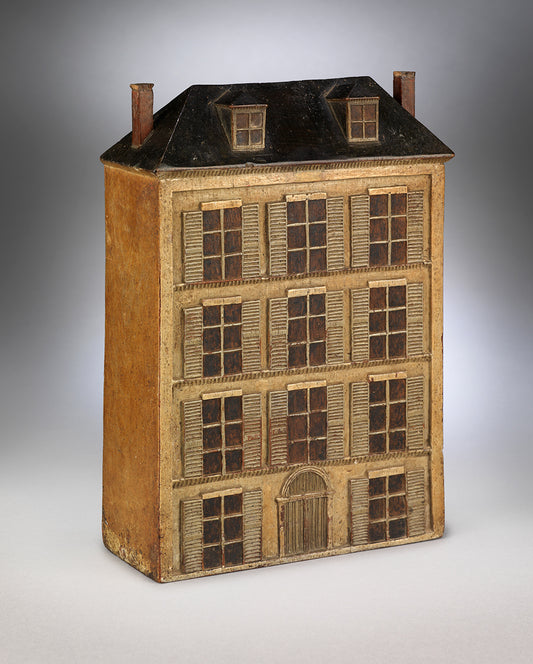 Delightful Folk Art Model of a Five Storey House