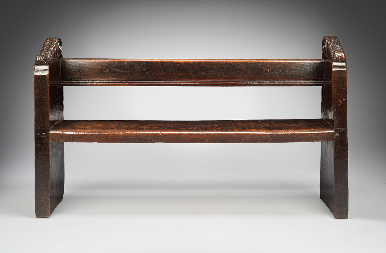 Fine and Rare Early Bench Seat or Pew