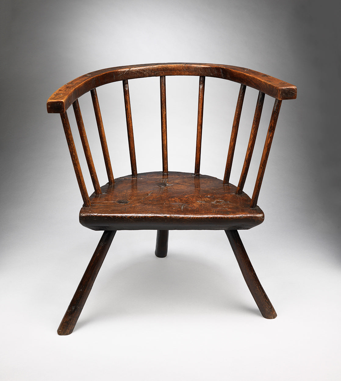 A Graphic Primitive Fireside Windsor Armchair