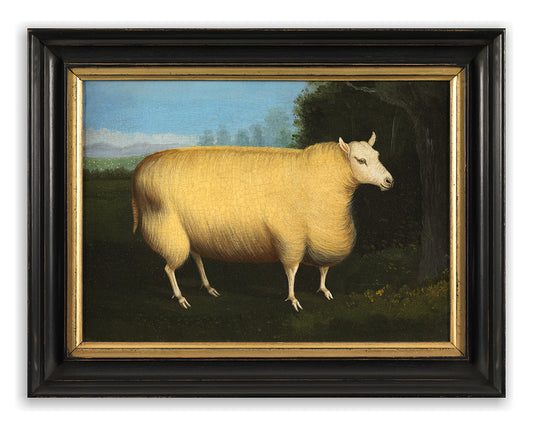 A Fine English Naïve School Prize Livestock Portrait