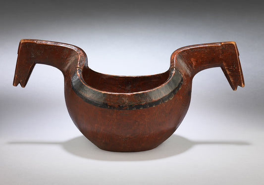 Primitive Traditional Twin Handled Ceremonial Kasa