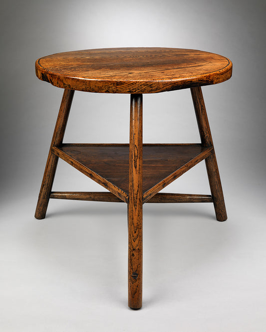 Classic Georgian Vernacular Two-Tier Tavern Cricket Table